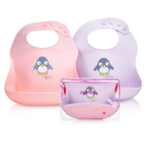 NatureBond Waterproof Silicone Baby Bib for Feeding Babies and Toddlers