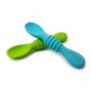 Lill Baby Silicone Spoon for Baby 6 to 12 Months – Soft Feeding Spoon