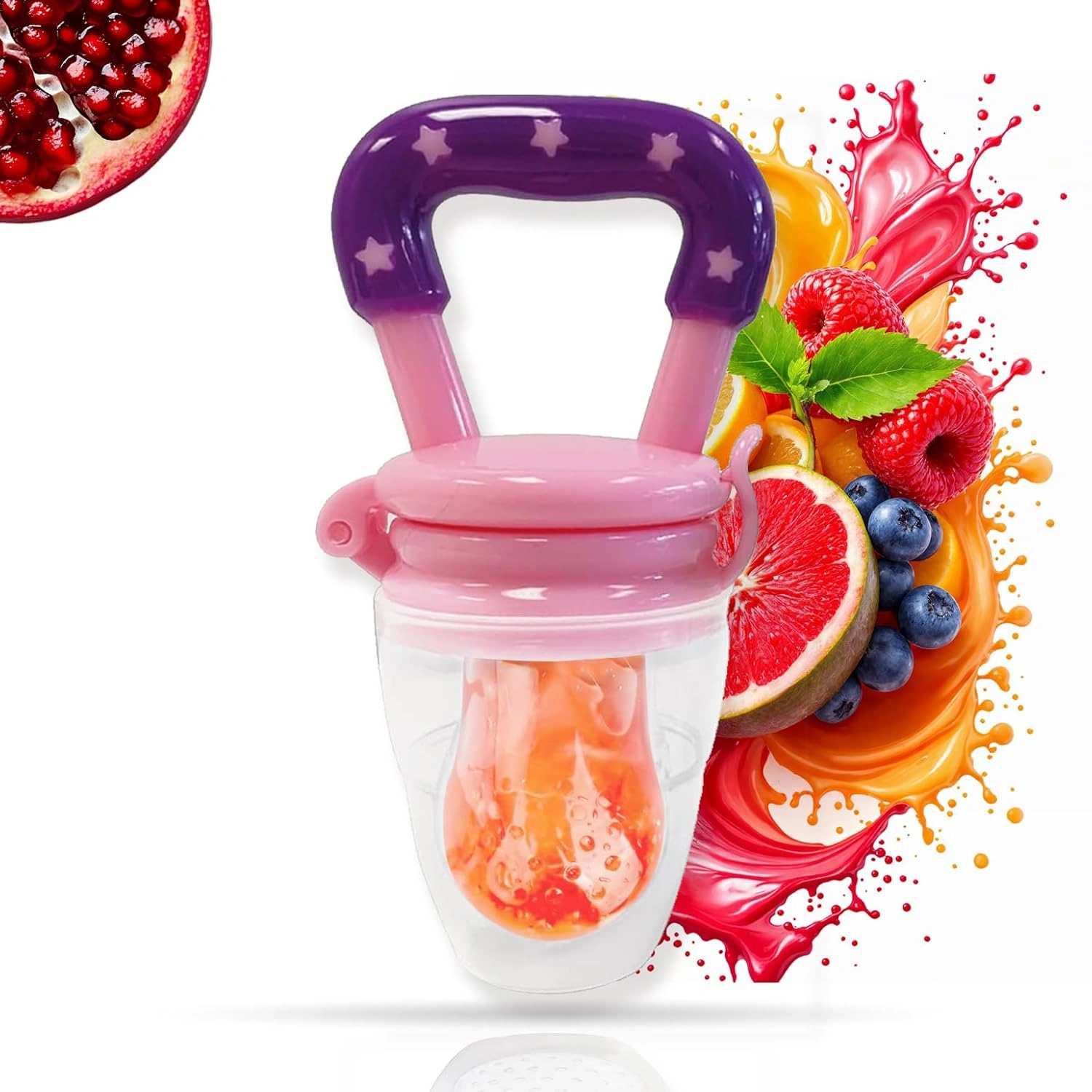 Lill Baby Baby Fruit Feeder Silicone Food & Fruit Nibbler