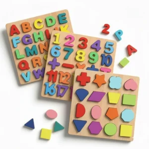 Lill Baby Wooden Learning Educational ABCD Board for Kid