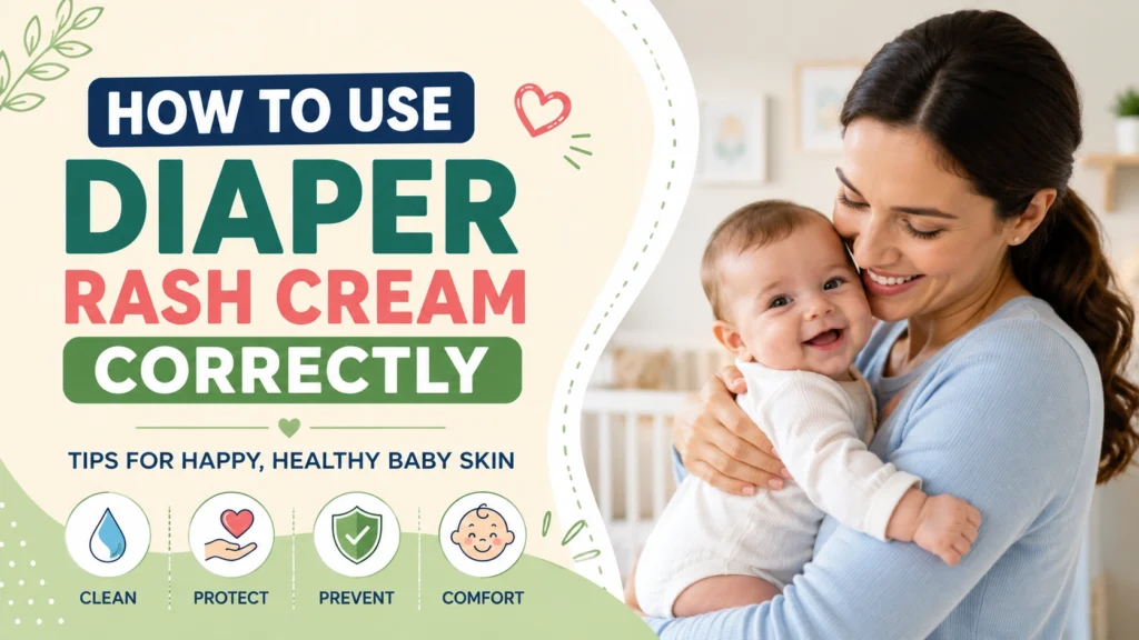How to Use Diaper Rash Cream Correctly